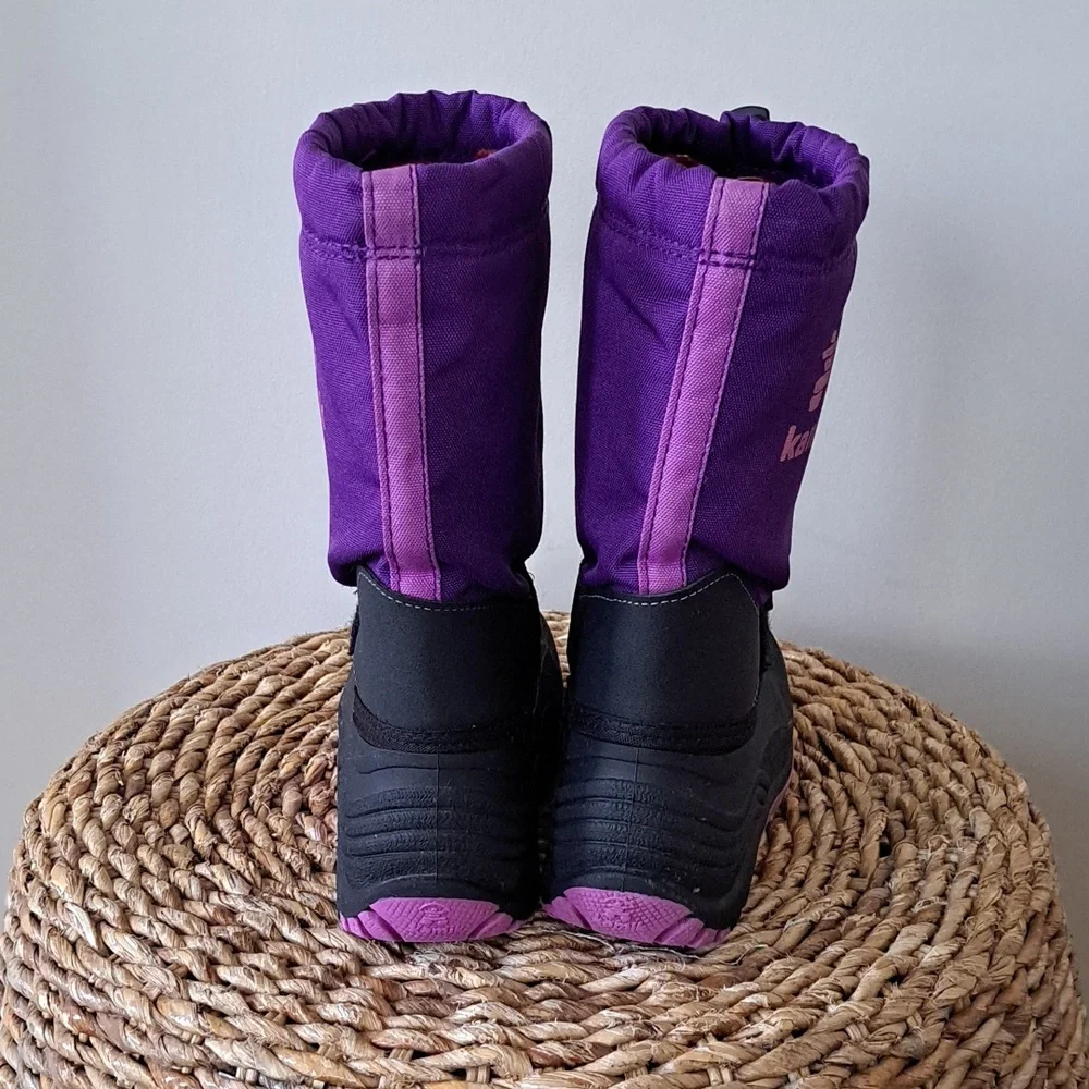 Kamik Girls‎ Waterproof/Insulated Winter/Snow/Outdoor Boots Purple/Black S-3